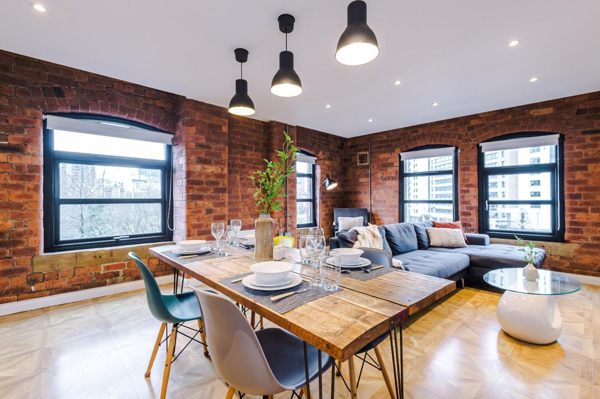 2 King Size Beds In Manhattan Styled Oversize Apartment Leeds  Exteriör bild